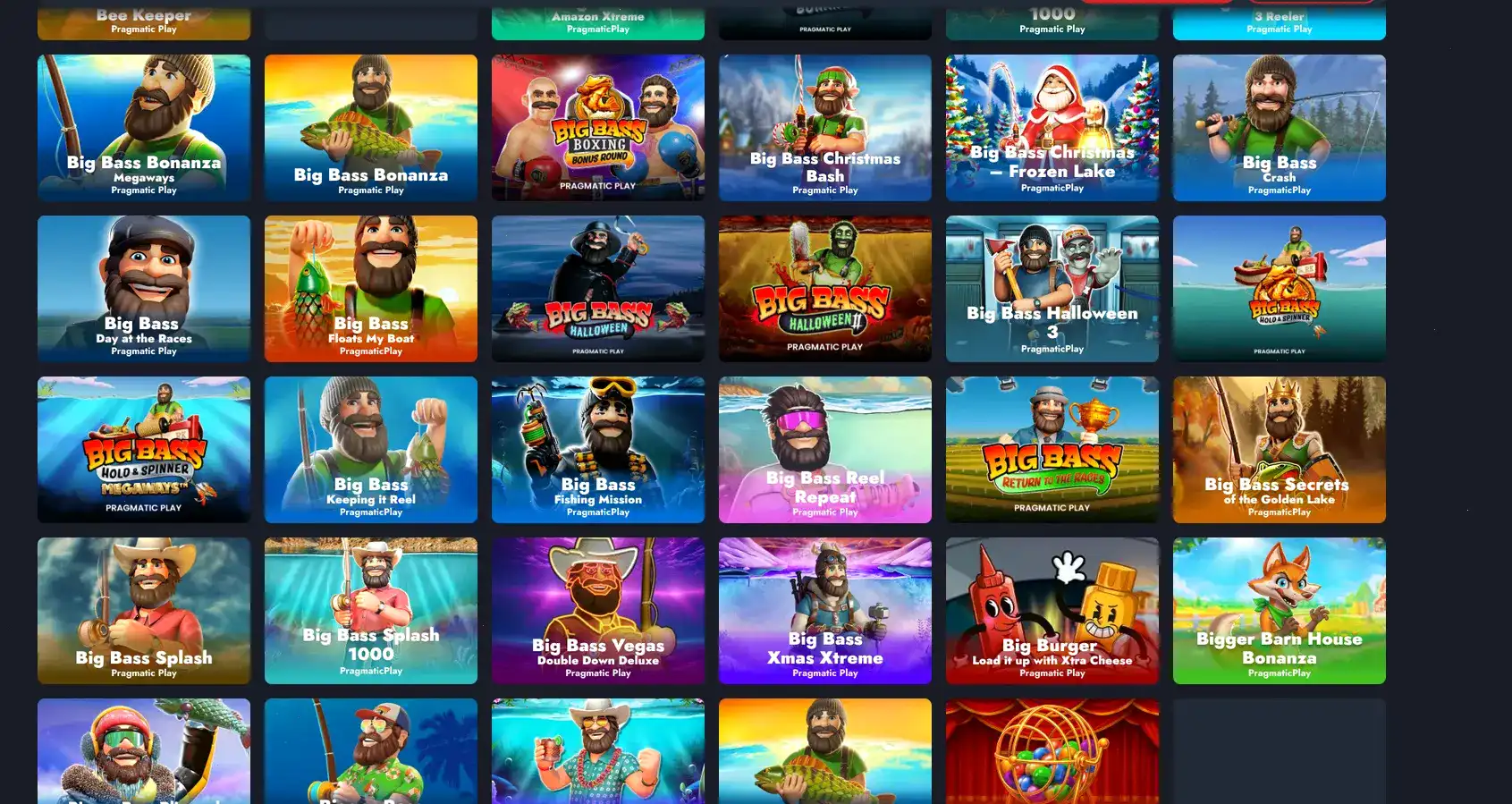 Коллекция игровых автоматов в казино Монро